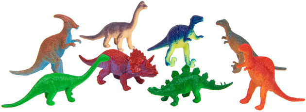 Jurský svět velká sada dinosaurů, figurky v kontejneru, 55 dílků