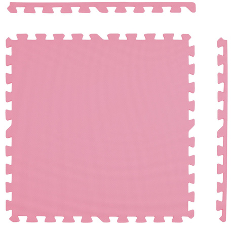 Humbi Mata piankowa Puzzle piankowe 2 szt. żółty 62 x 62 x 1 cm