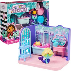 Gabby's Mermaid Bathroom Spa Room MerCat Gabby's Dollhouse + překvapení
