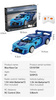 CaDA Construction Blocks Blue Race Car Remote Control RC Vehicle Dual Mode 325 elements