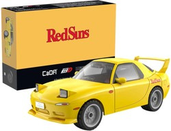 CaDA stavební cihly žlutá Mazda RX-7 FD3S Initial D auto 66 kusů 1:35