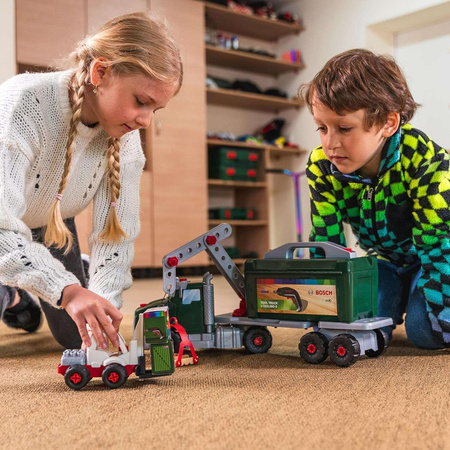 Velký otočný vozík Bosch se šroubovákem pro děti 86el. Klein