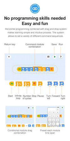 CaDA Construction Blocks Dálkově ovládané velké sportovní auto Green Blade Car 432 kusů RC Dual Mode