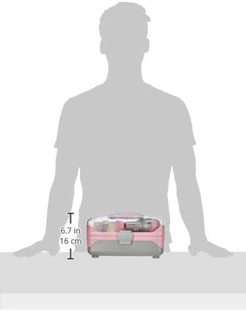 Kadeřnický kufřík Dětský vícebarevný fén na baterie Braun zvuk Klein