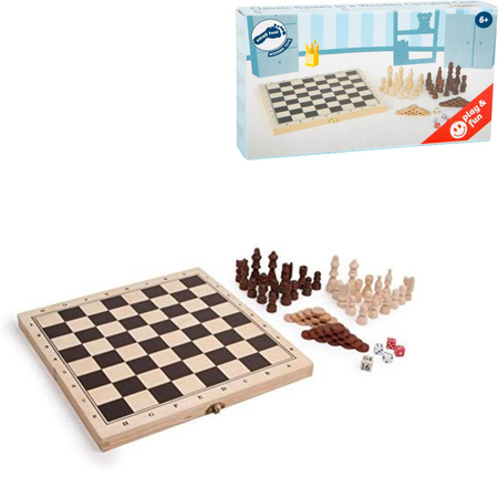 Sada klasických her 3 v 1 v krabici