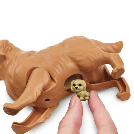 Barbie zrození psa - sada panenky a zvířátek