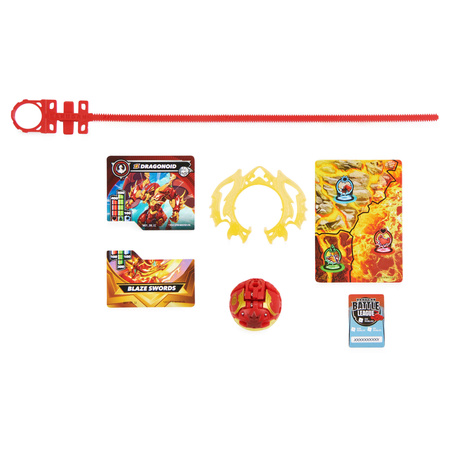 Bakugan Speciální útok Figurka Dragonoida s rotujícím prstenem + karty Spin Master