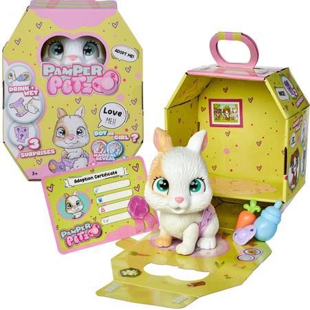 Interaktivní králíček Pamper Petz z plenkového gangu čůrá + příslušenství