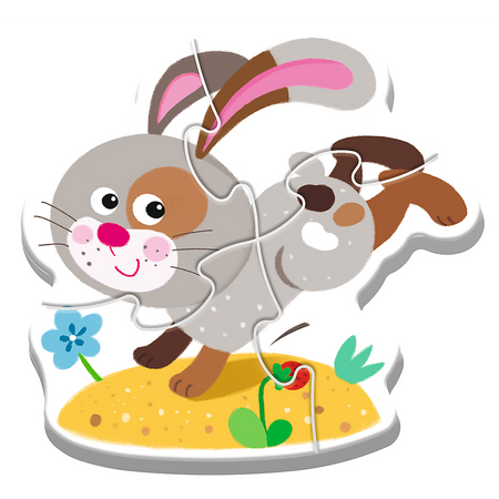 Puzzle 4v1 Farma Moje první puzzle Zvířata na farmě Trefl