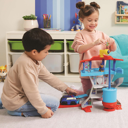 Paw Patrol Velký Věž s figurkami policejního vozidla + příslušenství