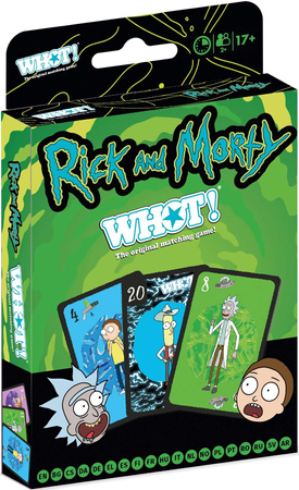 WHOT! Rick and Morty party macau karetní hra Winning Moves