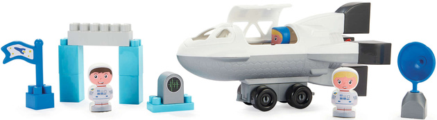 Ecoiffier Abrick Vesmírné základní bloky 23 kusů raketa