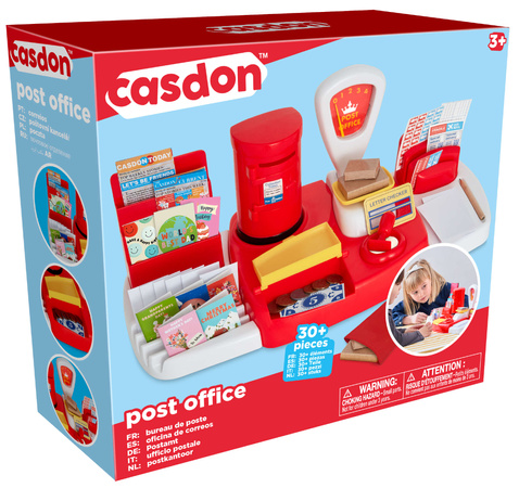 Hračka poštovní stojan na karty pro děti + příslušenství 30 položek