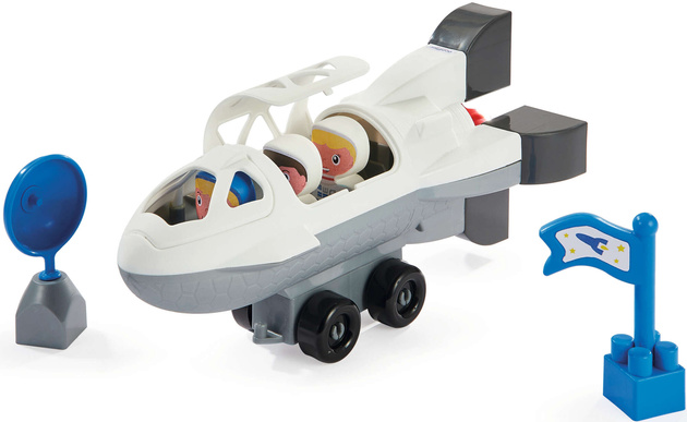 Ecoiffier Abrick Vesmírné základní bloky 23 kusů raketa