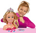 Hlava styling panenka set česání vlasů Make-up Malování Princezna kadeřník + příslušenství Simba