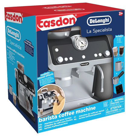 Kávovar DeLonghi pro malé baristy s napěňovačem mléka Casdon