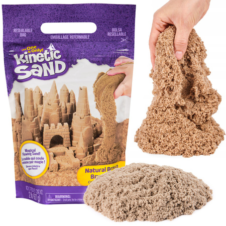 Spin Master Piasek kinetyczny Kinetic Sand 907g Brązowy