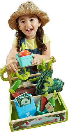 Barevná sada hraček Supermarket farma se zeleninou prasátko + příslušenství Fisher Price