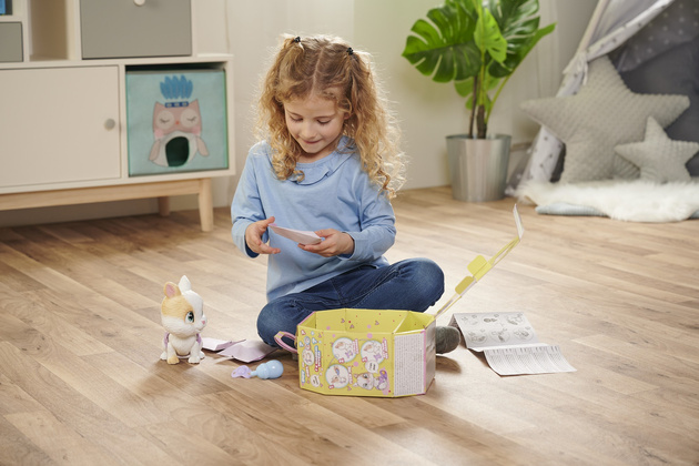 Interaktivní králíček Pamper Petz z plenkového gangu čůrá + příslušenství