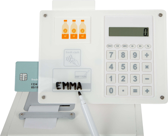 Dřevěná fiskální pokladna s kalkulačkou Small Foot